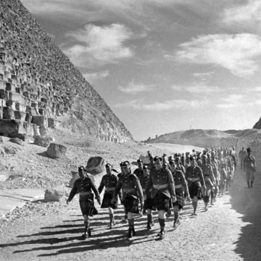 virmuze exhibit Scottish Cameron Highlander and Indian Troops logo main