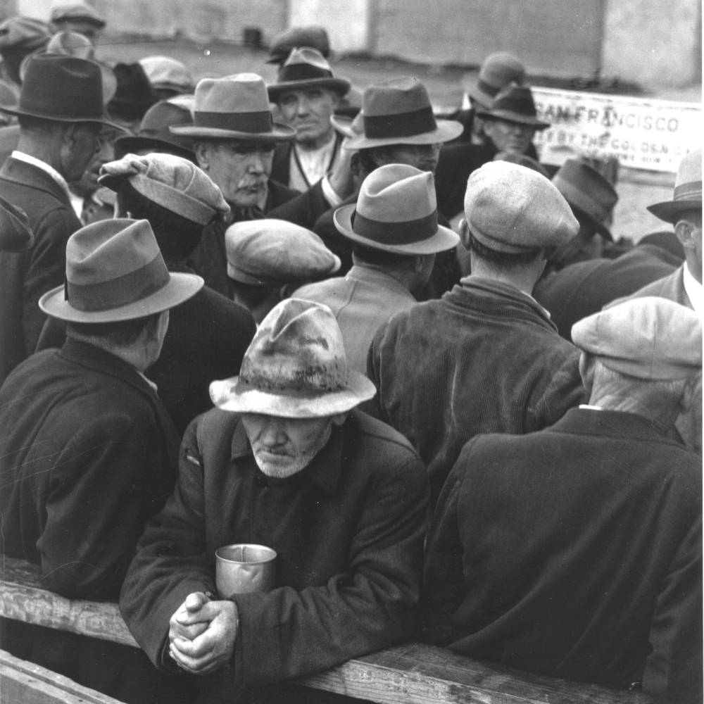 virmuze exhibit White Angel Breadline logo main