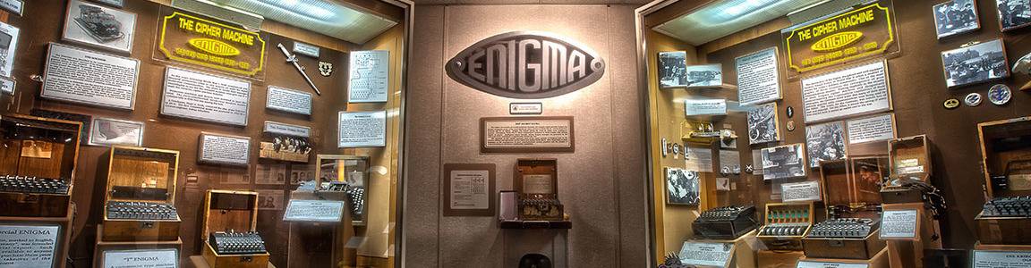 virmuze exhibit The German ENIGMA logo main banner