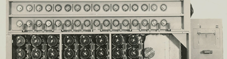 virmuze exhibit U.S. Navy Bombe logo main banner