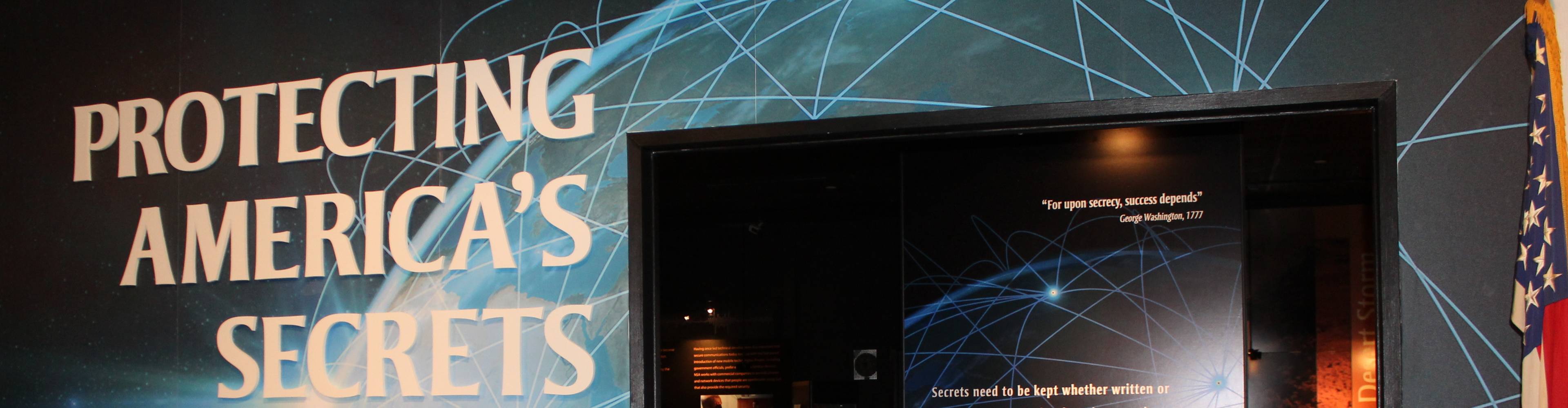 virmuze exhibit Protecting America´s Secrets logo main banner
