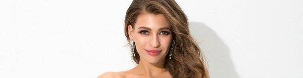 virmuze exhibit il modello a trapezio lungo fino ai piedi con bustino logo main banner