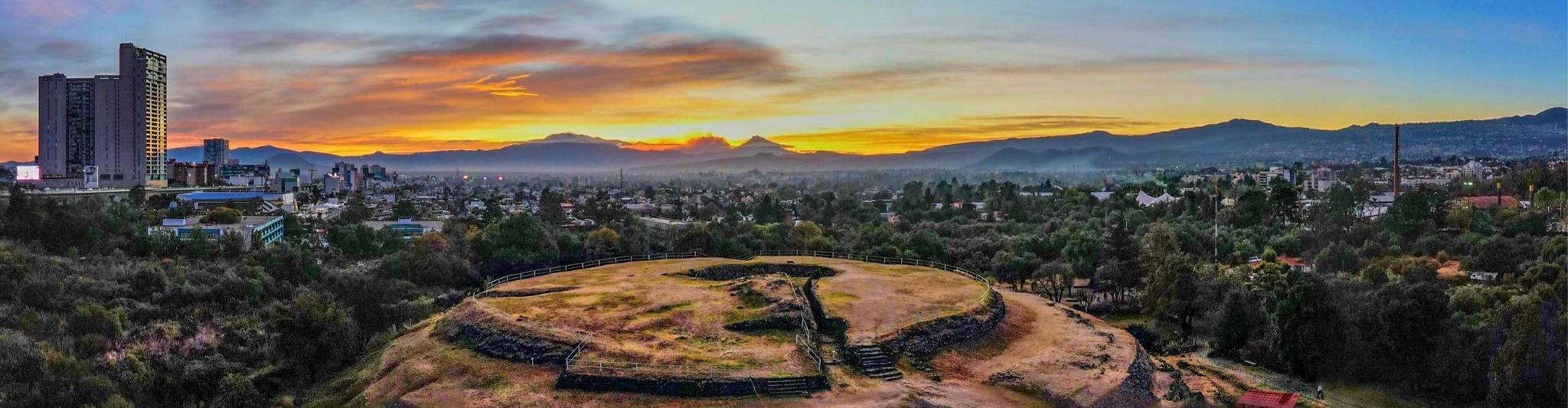 virmuze exhibit Cuicuilco logo main banner