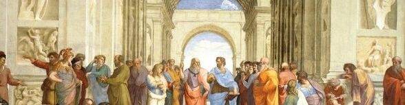 virmuze exhibit A Escola de Atenas logo main banner