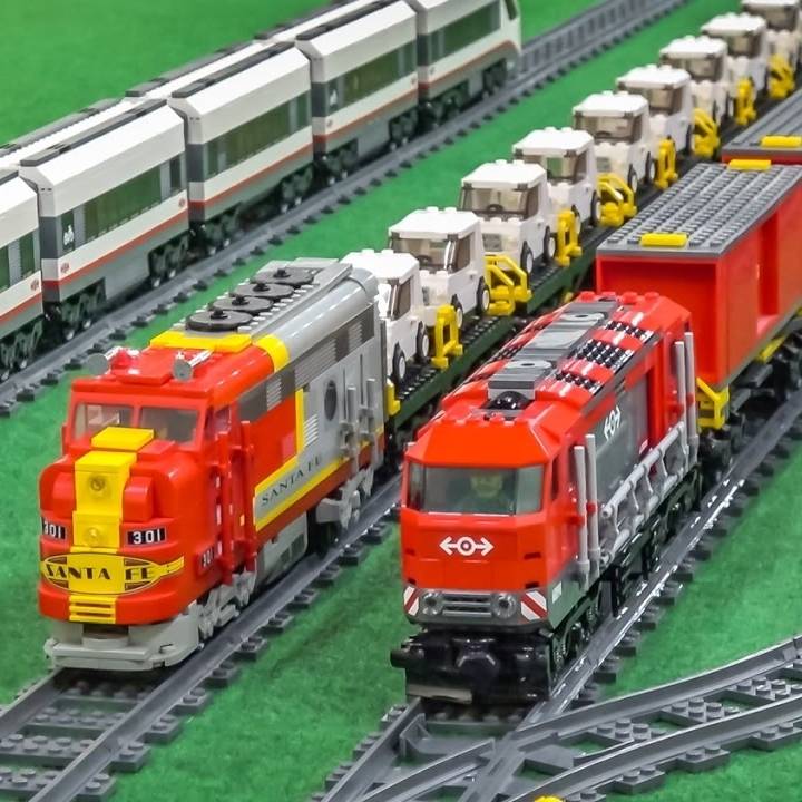 virmuze exhibit Lego Trains logo main