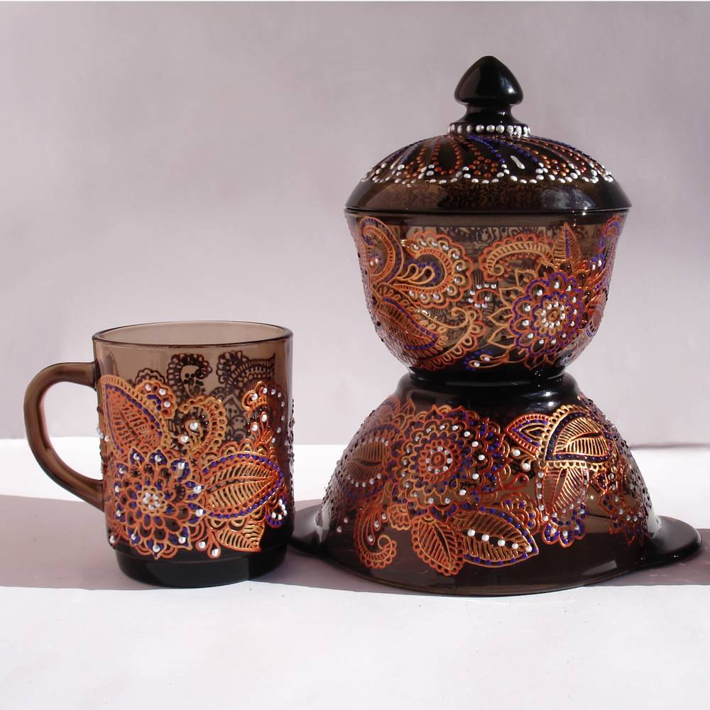 virmuze exhibit Glass and Ceramics painting logo main