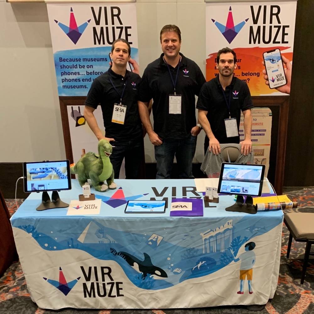 virmuze exhibit Small Museum Association 2019 Conference logo main