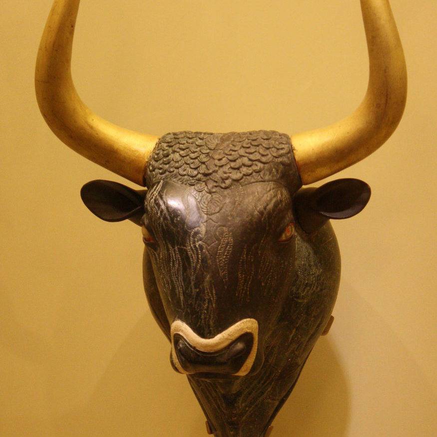 virmuze exhibit Minoan Rhyton logo main