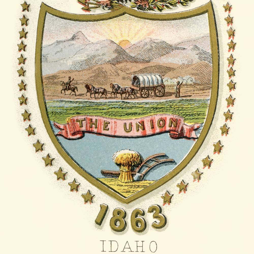 virmuze exhibit Idaho Territory: A Brief History logo main