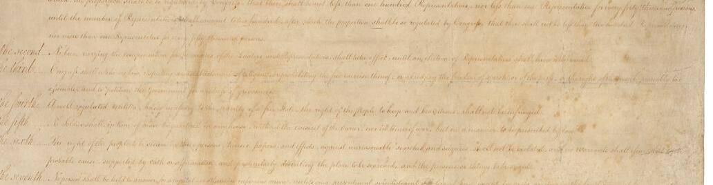 virmuze museum U.S Constitution main banner
