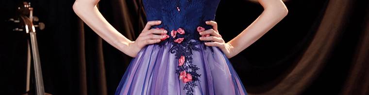 virmuze museum Purple Formal Dresses Collection main banner
